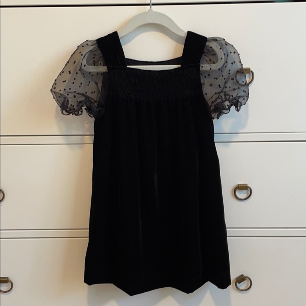 Zara Kids velvet dress
